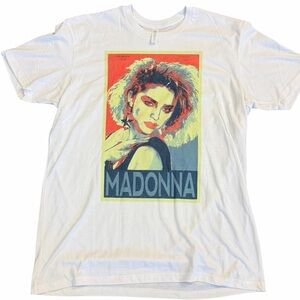 Madonna Holiday Unisex Tee XL NEW - white